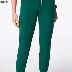 Hunter Green Zamora High Waisted Joggers